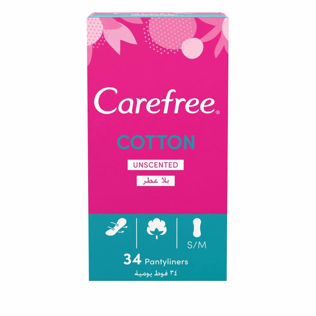 Carefree - Unscented Cotton Feel Panty Liners | MazenOnline