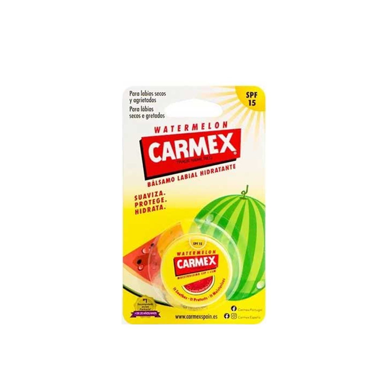 Carmex - Moisturizing Lip Balm Watermelon SPF15 | MazenOnline Main image