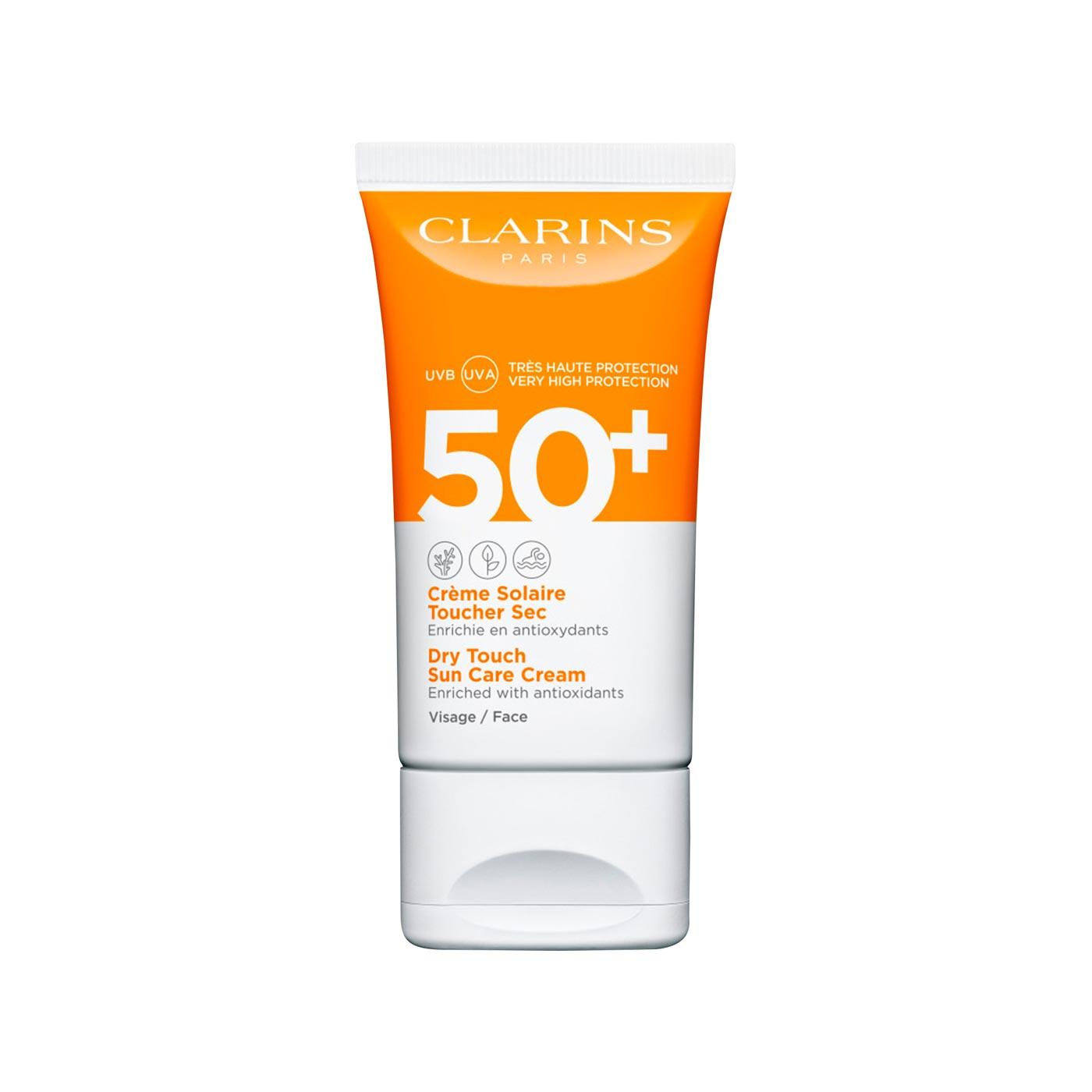 Clarins Dry Touch Sun Care Cream SPF50+ - MazenOnline {{ shop.address.country }}
