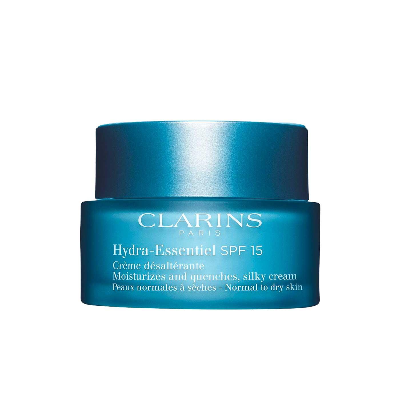 Clarins Hydra-Essentiel SPF15 Silky Cream - Normal to Dry Skin - MazenOnline {{ shop.address.country }}