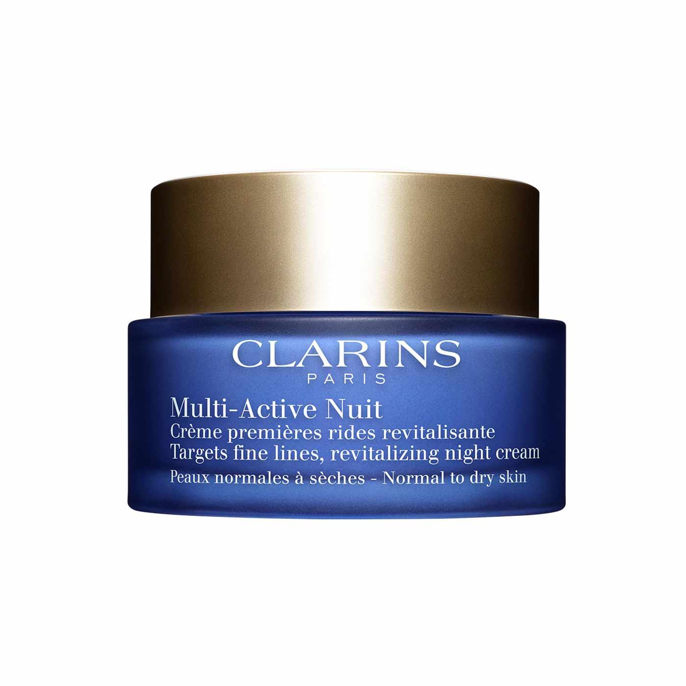 Clarins Multi-Active Nuit Revitalizing Night Cream - Normal to Dry Skin - MazenOnline {{ shop.address.country }} Main image