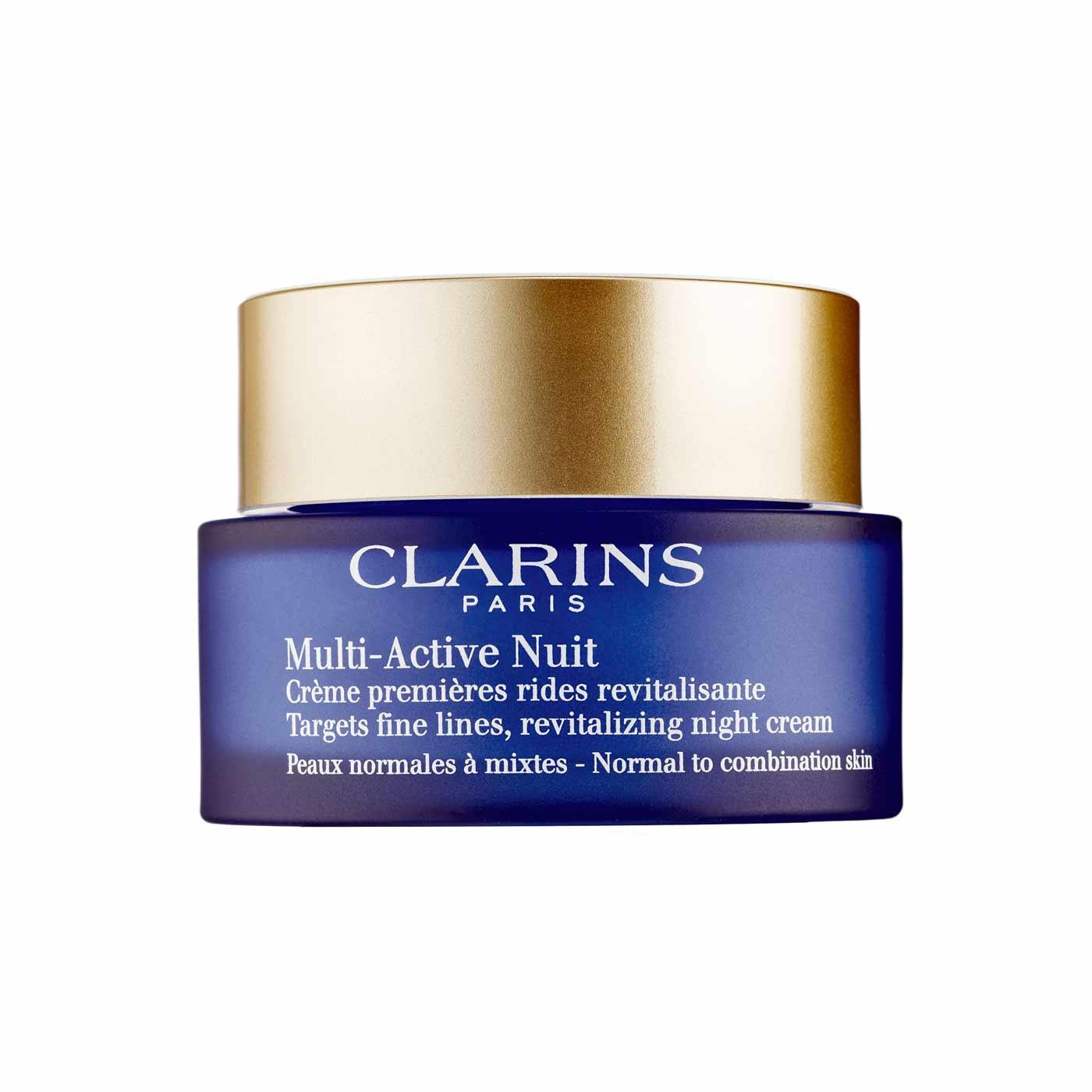 Clarins Multi-Active Nuit Targets Fine Lines Revitalizing Night Cream - Normal to Combination Skin - MazenOnline {{ shop.address.country }} Main image