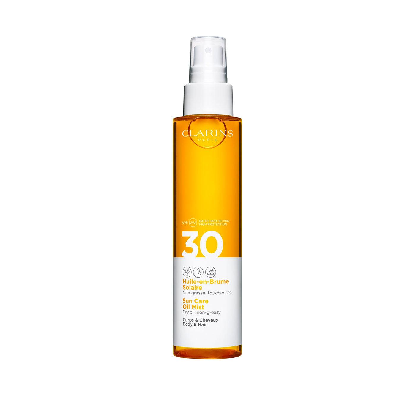 Clarins Sun Care Oil Mist Spray Body & Hair SPF30 - MazenOnline {{ shop.address.country }}
