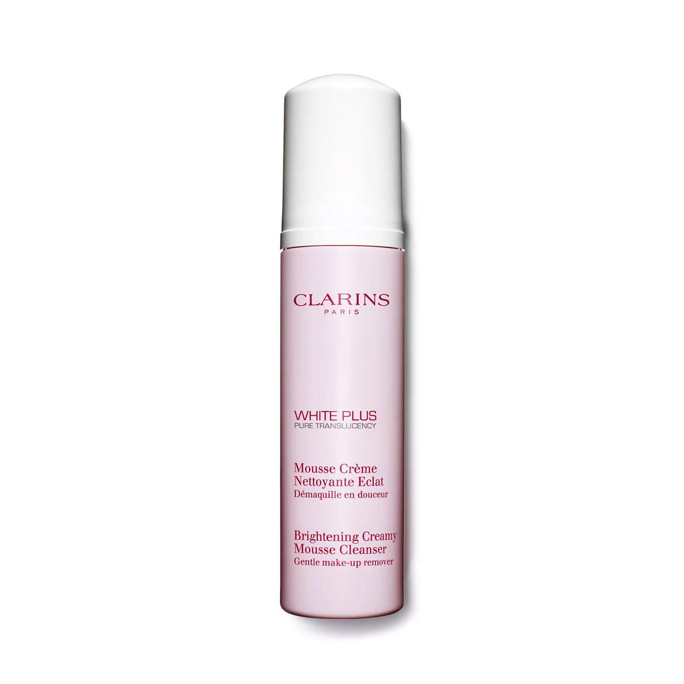 Clarins White Plus Pure Translucency - Brightening Creamy Mousse Cleanser - MazenOnline {{ shop.address.country }}