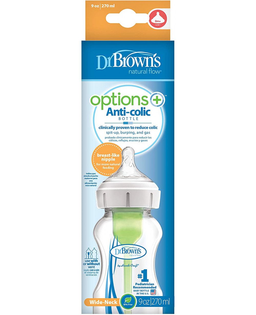 Dr. Brown's - Wide Neck Options+ Feeding Bottle | MazenOnline Main image