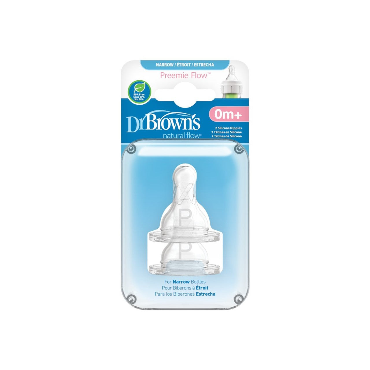 Dr. Brown's - Slowest Flow Preemie Narrow Baby | MazenOnline Main image