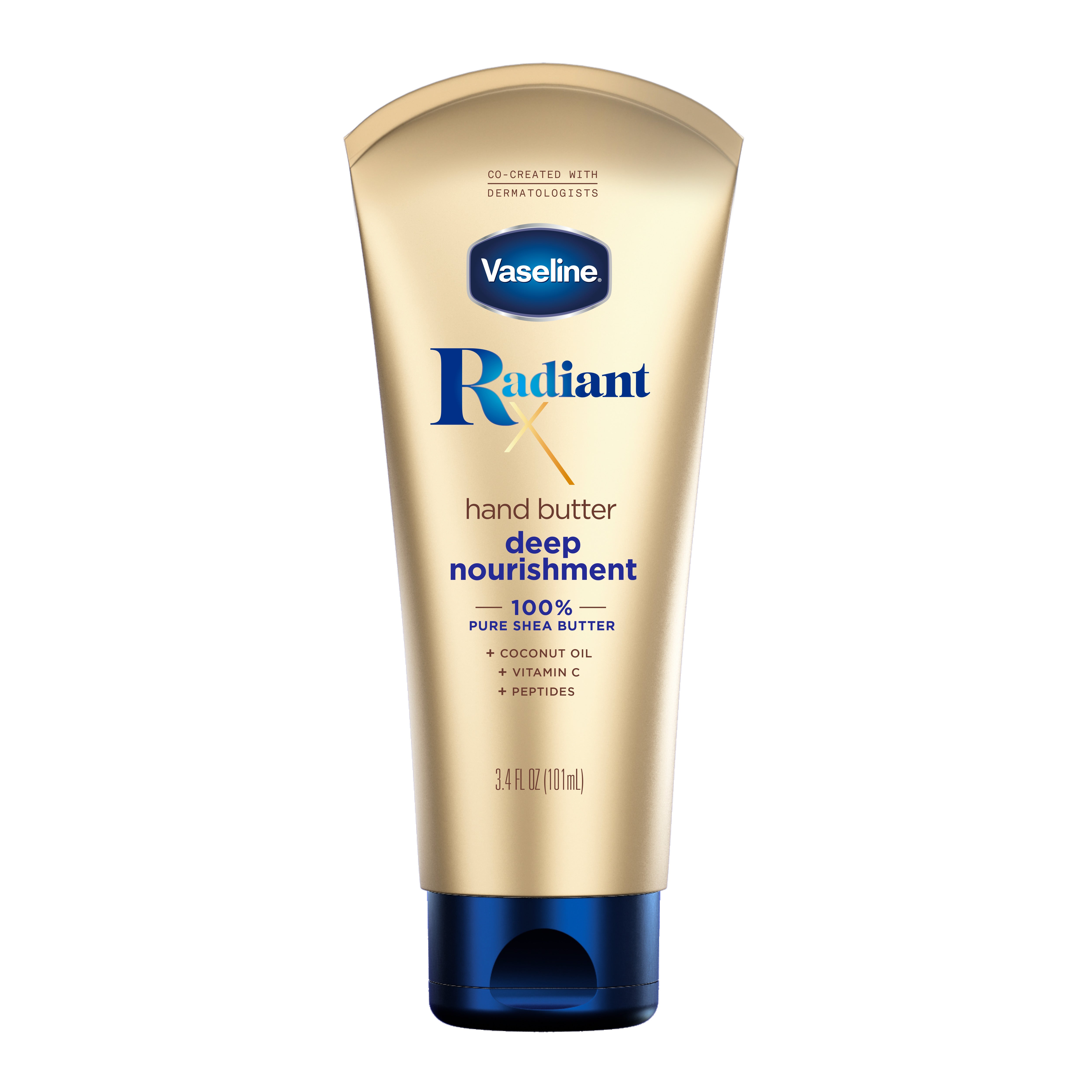 Vaseline - RadiantX, Hand Butter, Deep Nourishment, 100% Pure Shea Butter 3.4OZ | MazenOnline