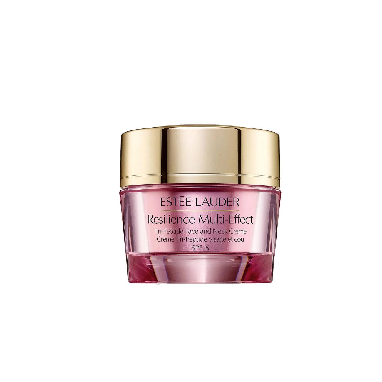 Estée Lauder Resilience Multi-Effect Moisturizer Tri-Peptide Face and Neck Creme SPF 15 - Dry Skin - MazenOnline {{ shop.address.country }}
