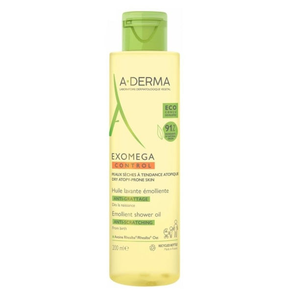 Aderma - Exomega control l emollient shower oil | MazenOnline