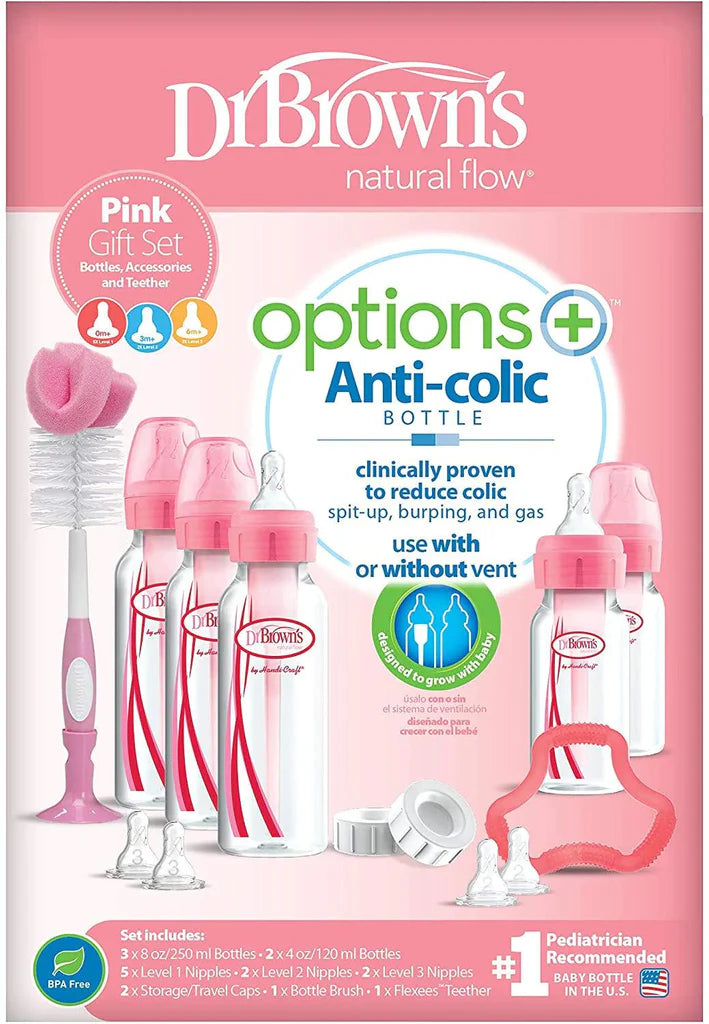 Dr. Brown's - Natural Flow Anti-Colic Options Set | MazenOnline