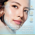 L'Oréal Paris - UV Defender, Aquafusion Daily Water Gel Sunscreen, SPF50+ PA++++, Defends from all UV aging signs, Absorbs in 3 Seconds, 50ml | MazenOnline