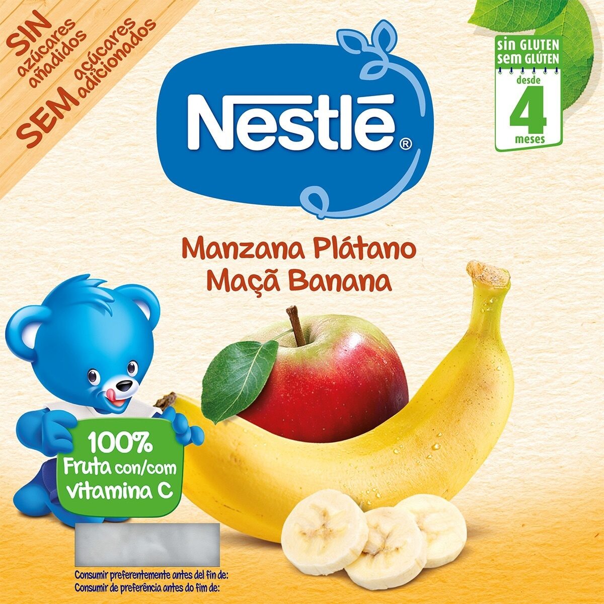 Banana Apple Cups 4 100g - MazenOnline