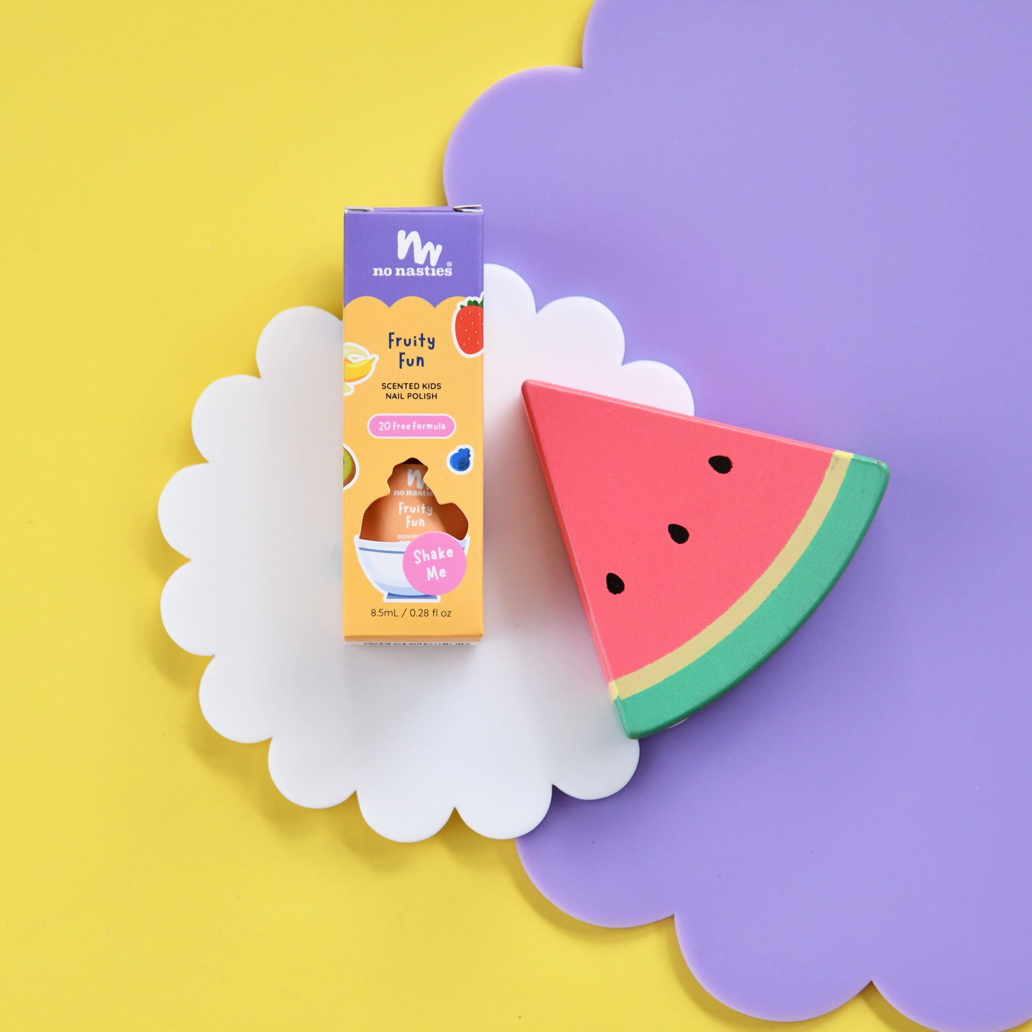 Toxin Free Scented Kids Polish - Fruity Fun - Peach Coloured