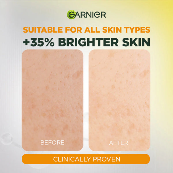 Garnier - Garnier Fast Bright Serum Cleanser - Dual Action Foam Cleanser, Brightens in 1 Wash - For All Skin Types, Even Sensitive Skin - 100 ml | MazenOnline
