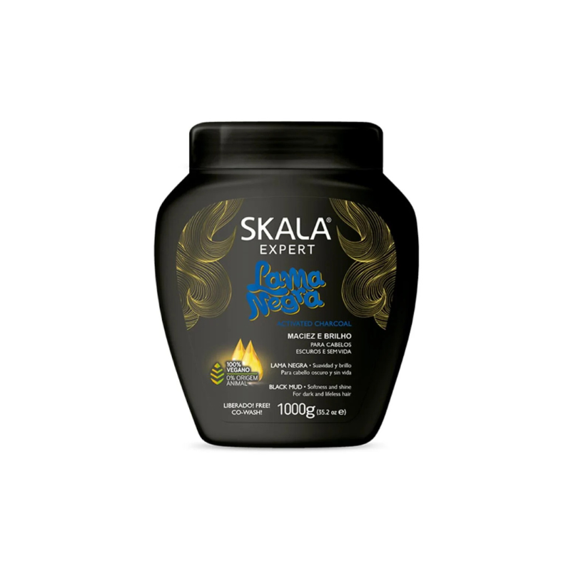 Black Clay Hair Treatment Cream for Dark Hair