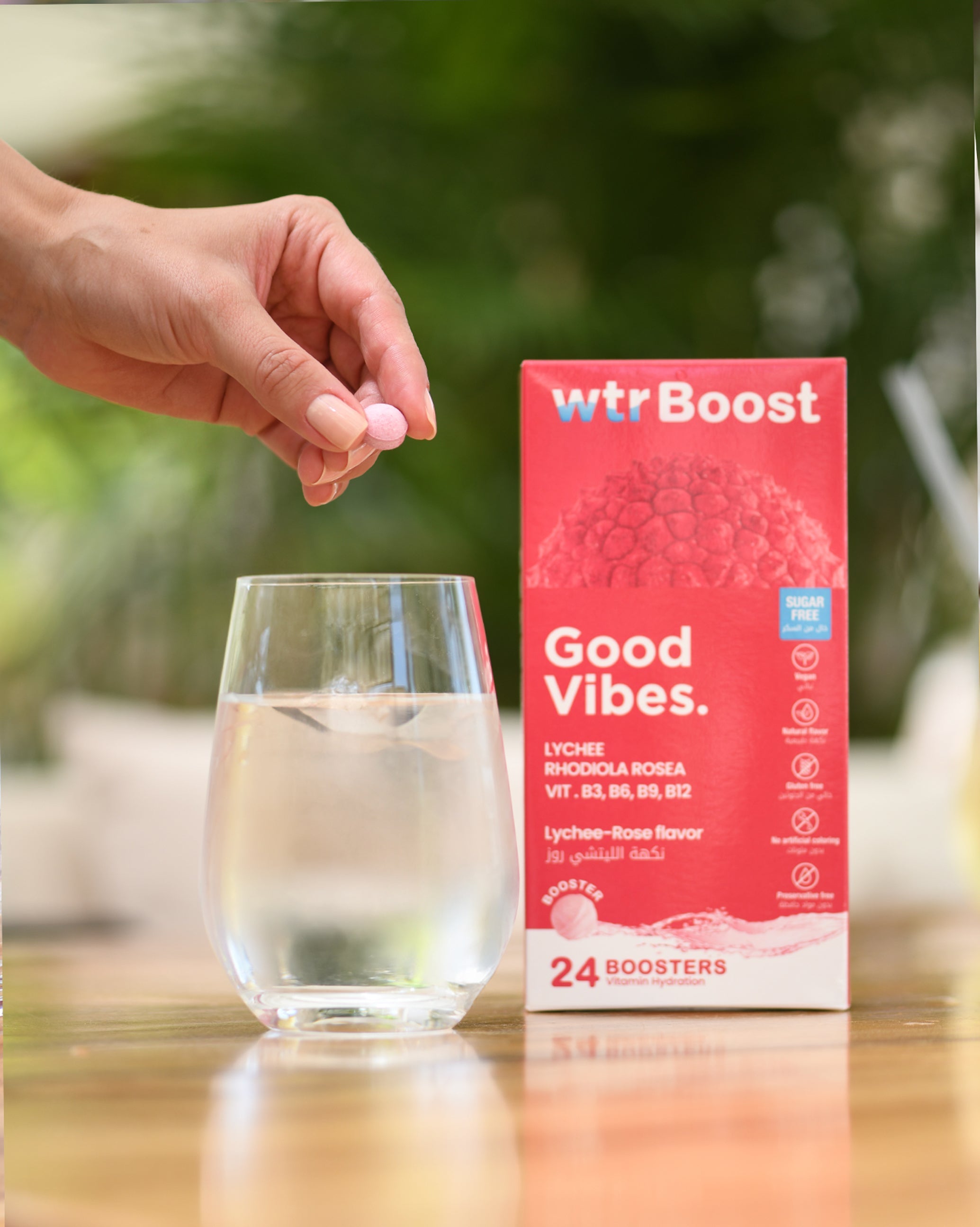 Good Vibes Good Mood - Lychee Rose flavor Secondary image