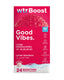 WTR Boost Good Vibes Lychee-Rose Flavor
