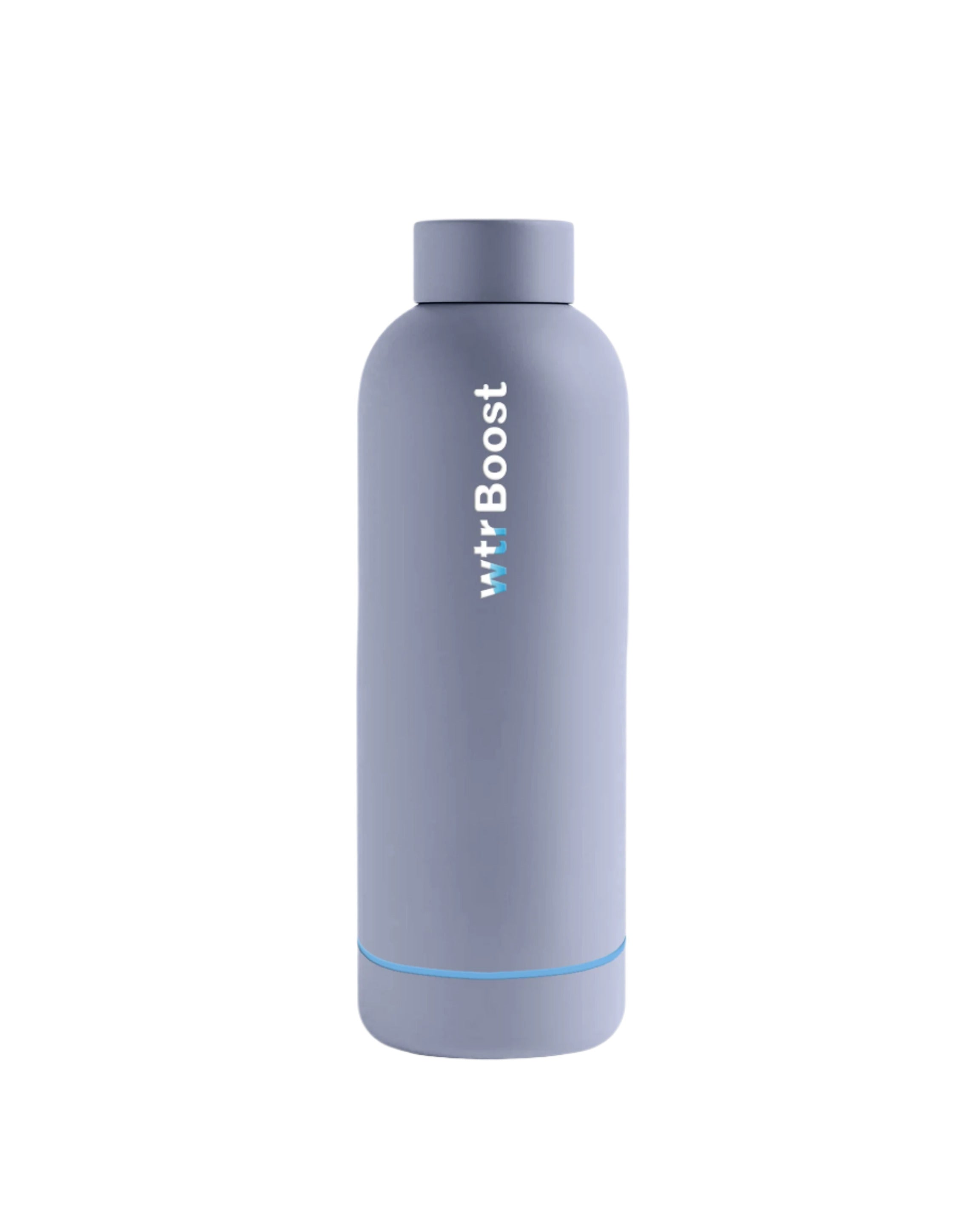 WTR Boost Crayon Grey Stainless Steel Bottle