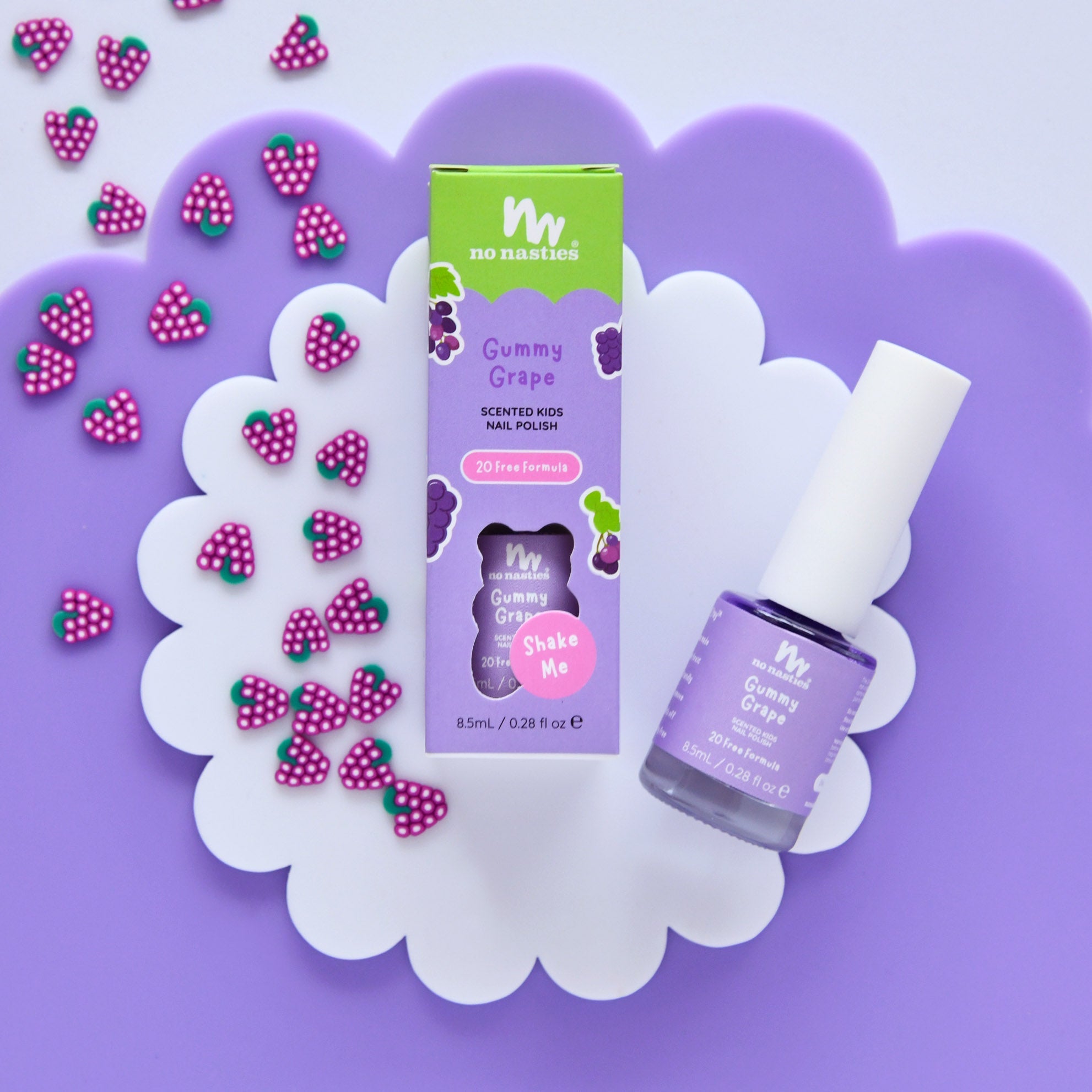 Toxin Free Scented Kids Polish - Gummy Grape - Purple