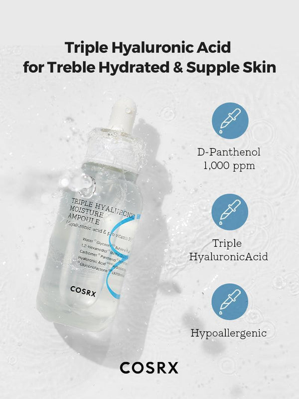 COSRX - Hydrium Triple Hyaluronic Moisture Ampoule | MazenOnline