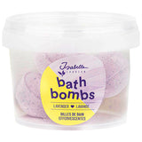 purple pink bath bombs