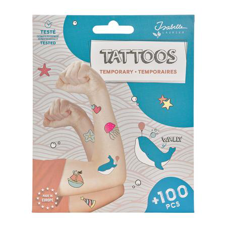 Isabelle Laurier Temporary Tattoos – Wally the Whale