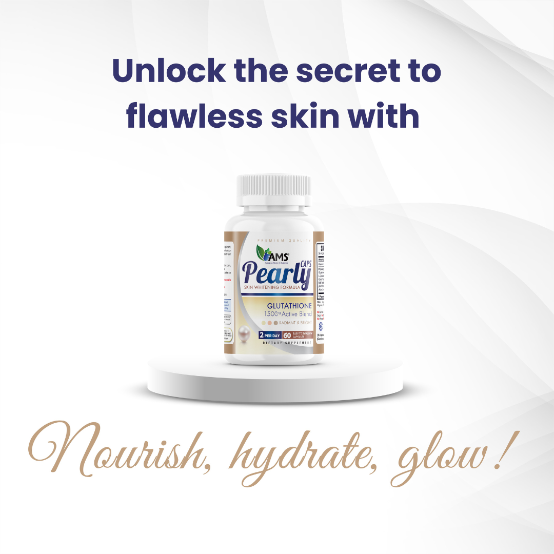 Pearly Skin Whitening Glutathione Supplement Capsules For Radiant – MazenOnline