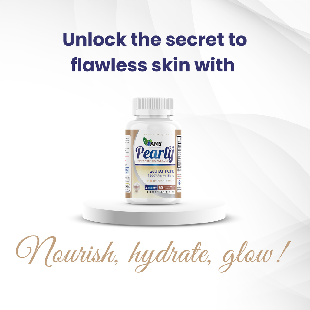 Pearly Skin Whitening Glutathione Supplement Capsules For Radiant