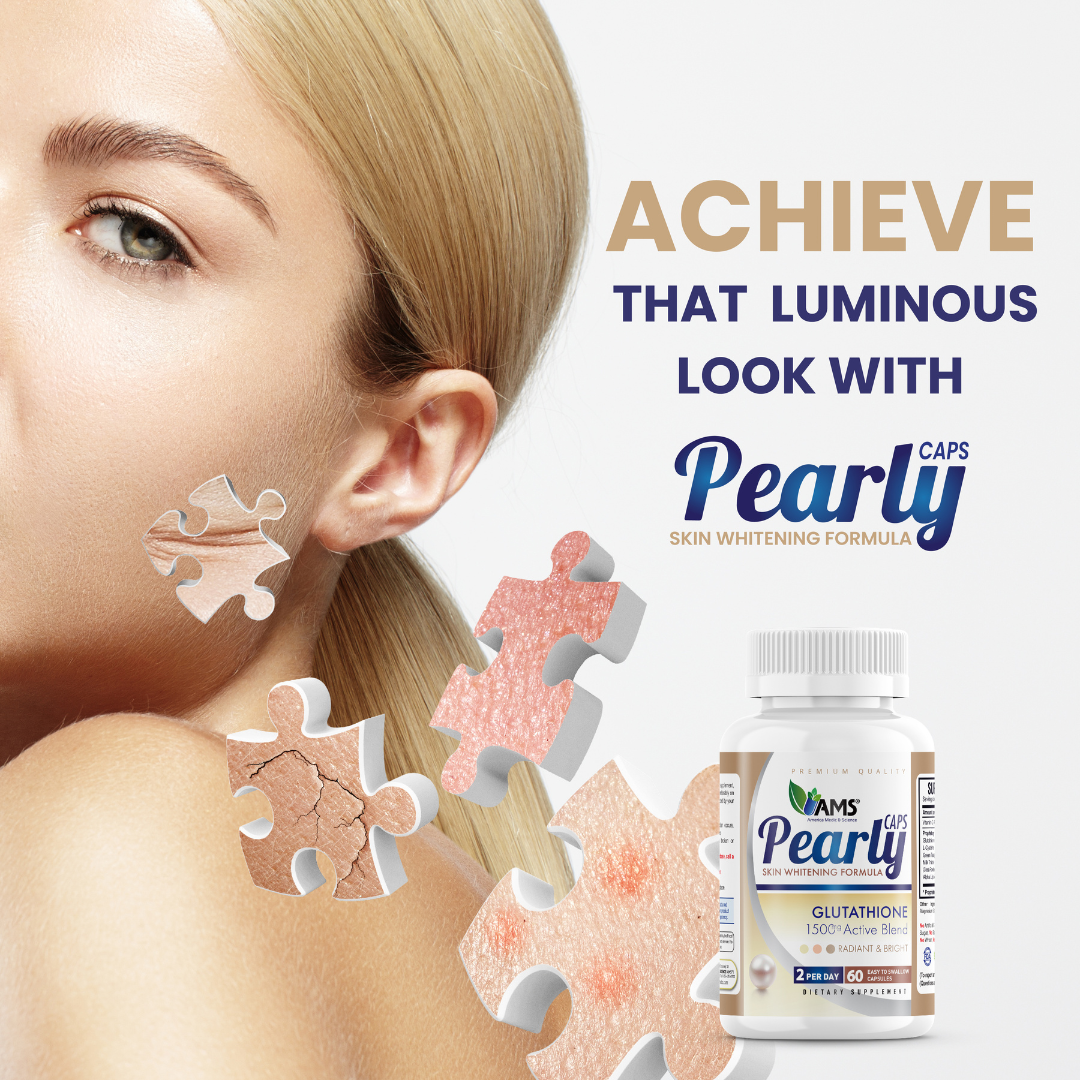 Pearly Skin Whitening Glutathione Supplement Capsules For Radiant – MazenOnline
