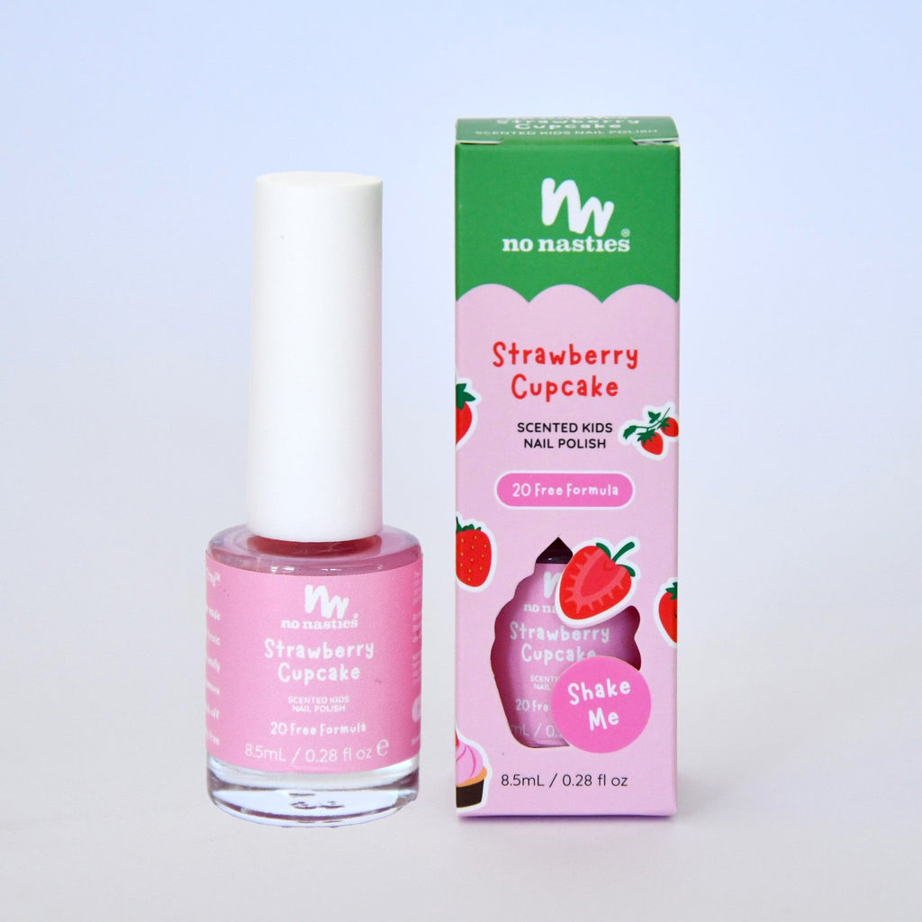 Toxin Free Scented Kids Polish Strawberry Cupcake - Pastel Pink