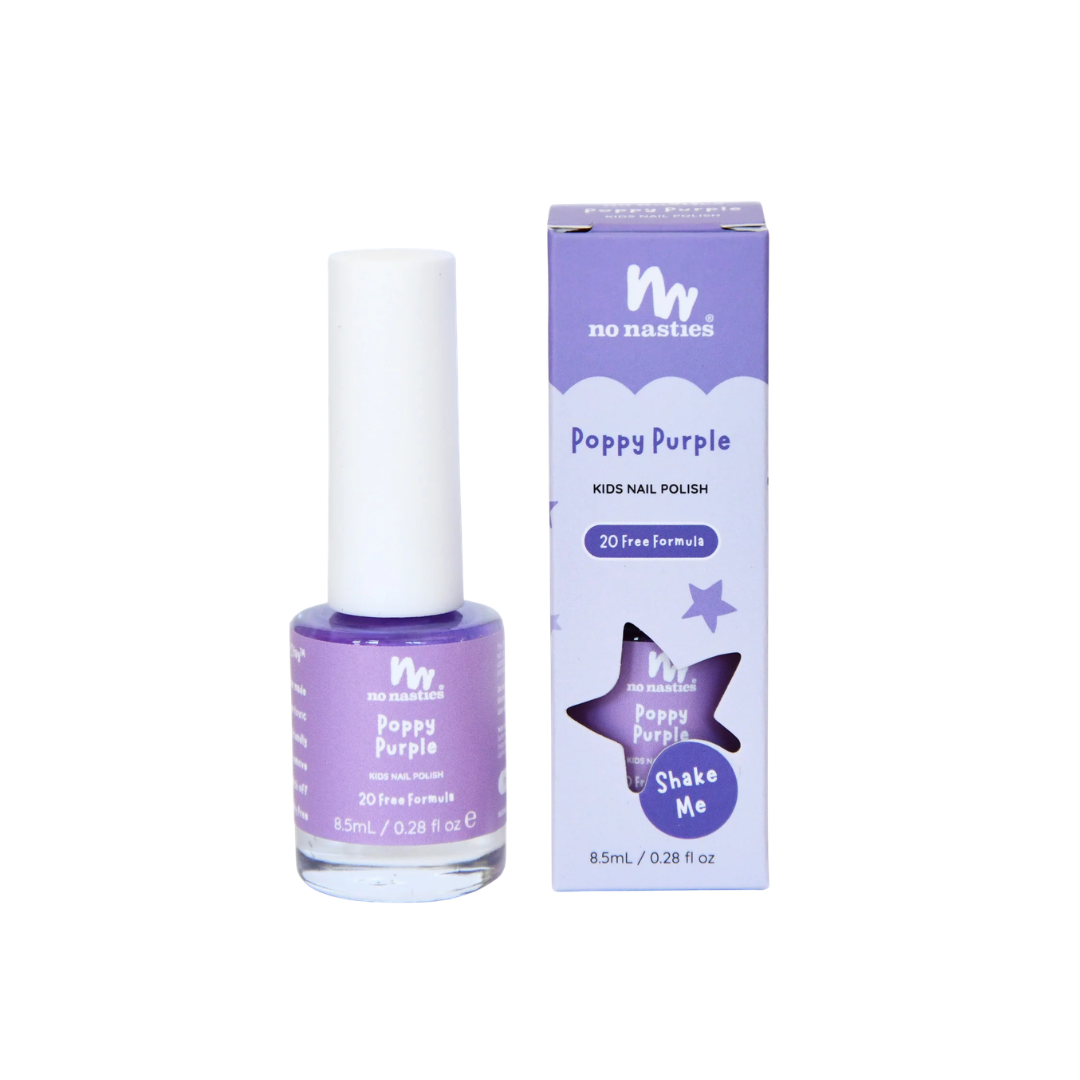Purple Water-Based Kids Nail Polish