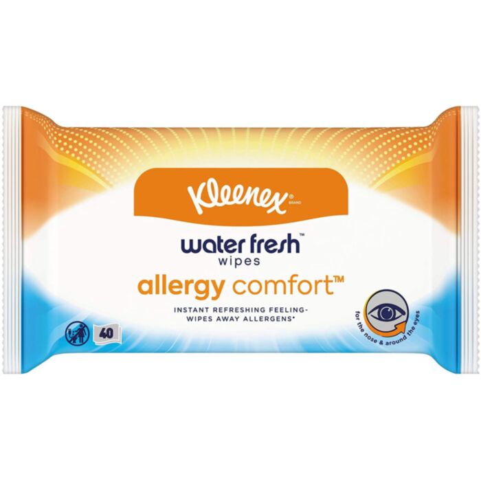 Waterfresh Allergy Comfort Wipes - 40 Wipe Pack - MazenOnline Main image