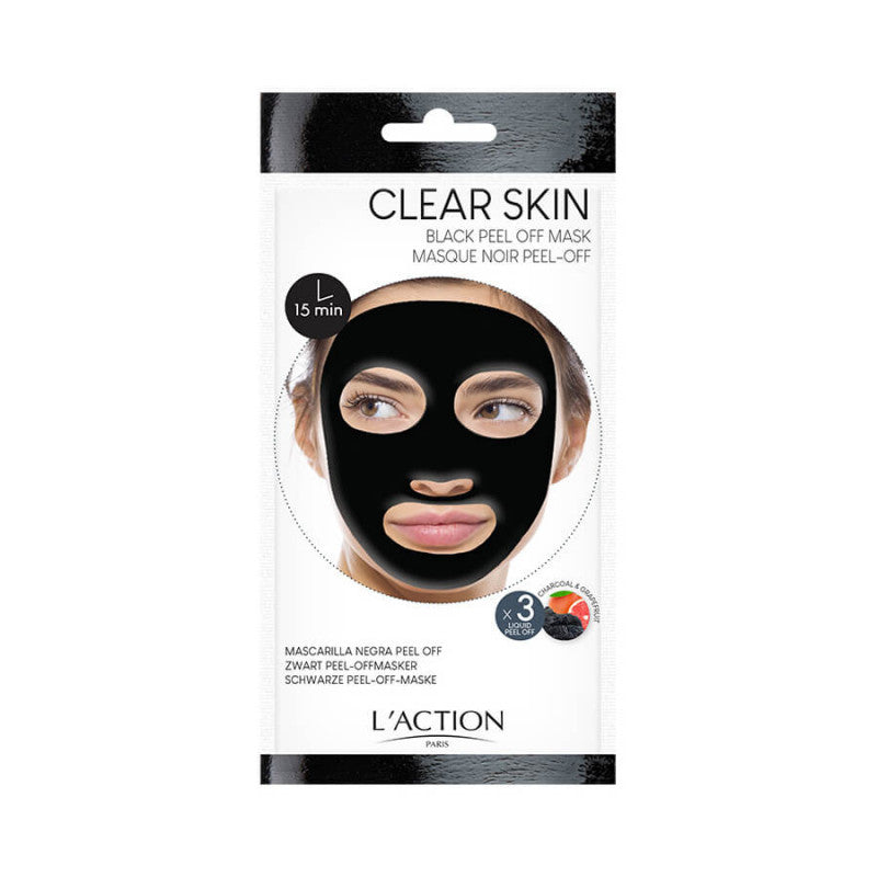 L'Action Paris - Black Mask Clear Skin Peel-off 3 facials | MazenOnline