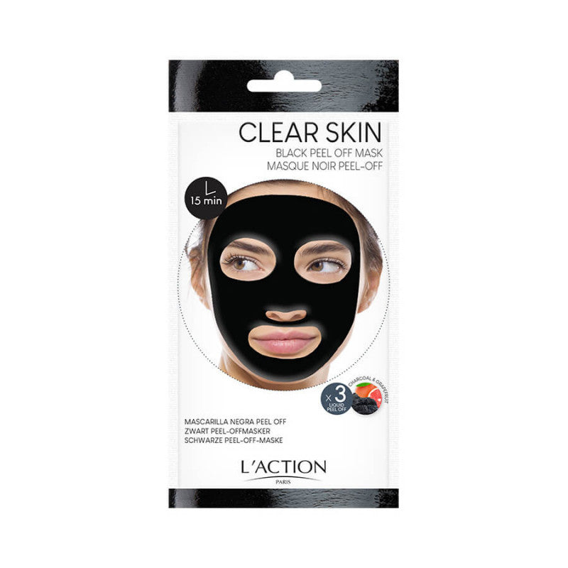 L'Action Paris - Black Mask Clear Skin Peel-off 3 facials | MazenOnline Main image