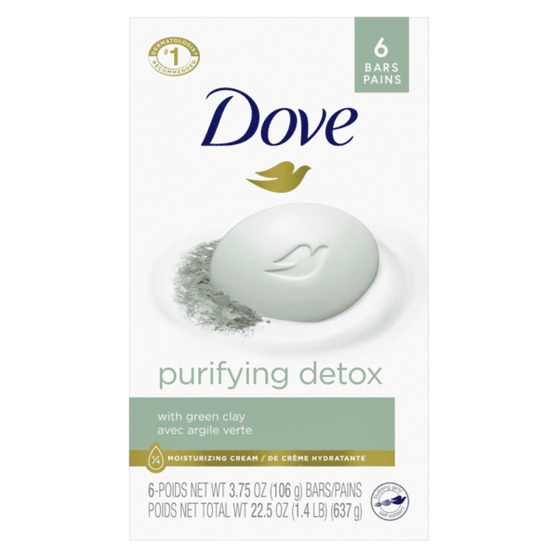 DOVE - Beauty Bar Purifying Detox with Green Clay | MazenOnline Main image