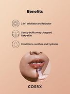 COSRX - Lip Scrub - Full Fit Honey Sugar Lip Scrub | MazenOnline