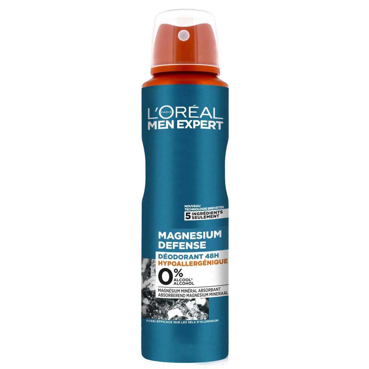 loreal - Men Expert Deodorant Spray - Magnesium Defense | MazenOnline