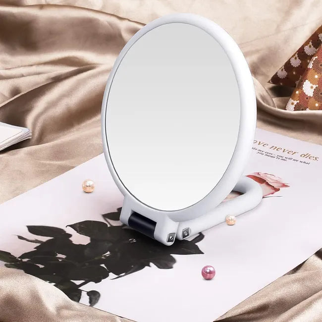 SUPERIOR HOUPETTE - Miroir Grossissant x15 Double Face Miroir Pliable | MazenOnline