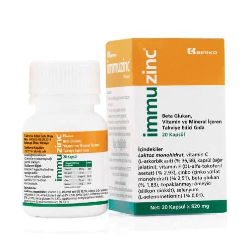 Immuzinc 20 Capsule - MazenOnline Main image