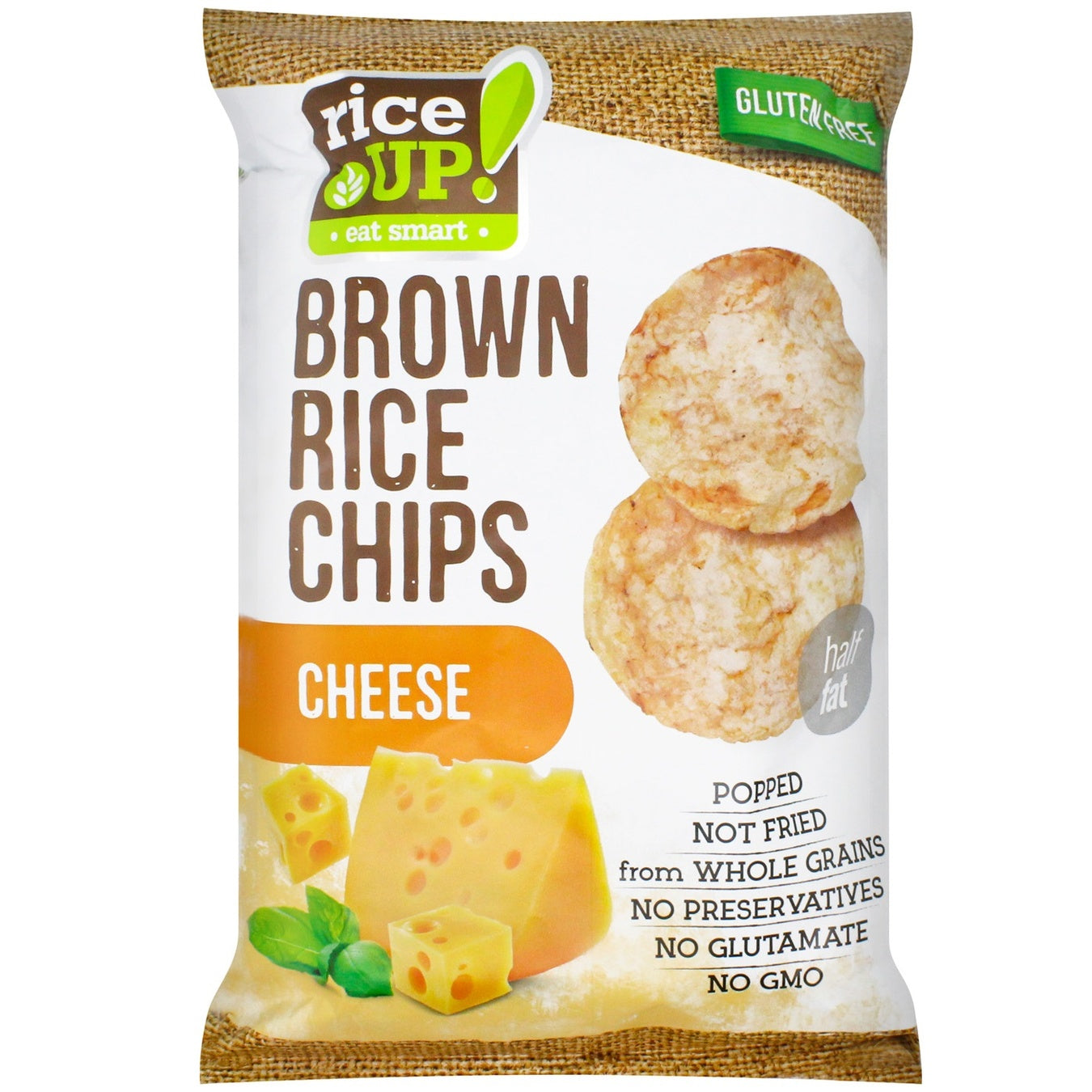 Brown Rice Chips Cheese 60g - MazenOnline Main image