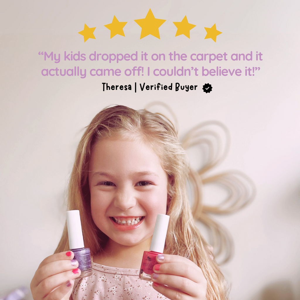 Toxin Free Scented Kids Polish Strawberry Cupcake - Pastel Pink