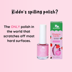 Toxin Free Scented Kids Polish Strawberry Cupcake - Pastel Pink