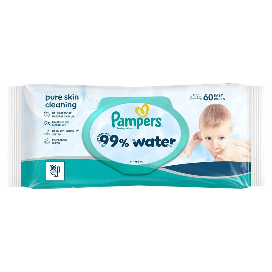 99% Water Baby Wipes