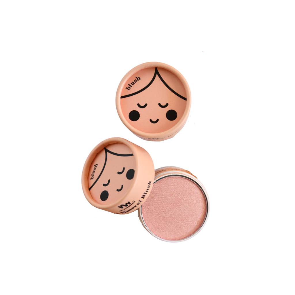 Peach Blush Eco Natural Kids Makeup Pressed Powder