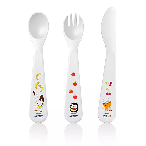 Toddler Knife, Fork & Spoon – 18m+ - MazenOnline Main image