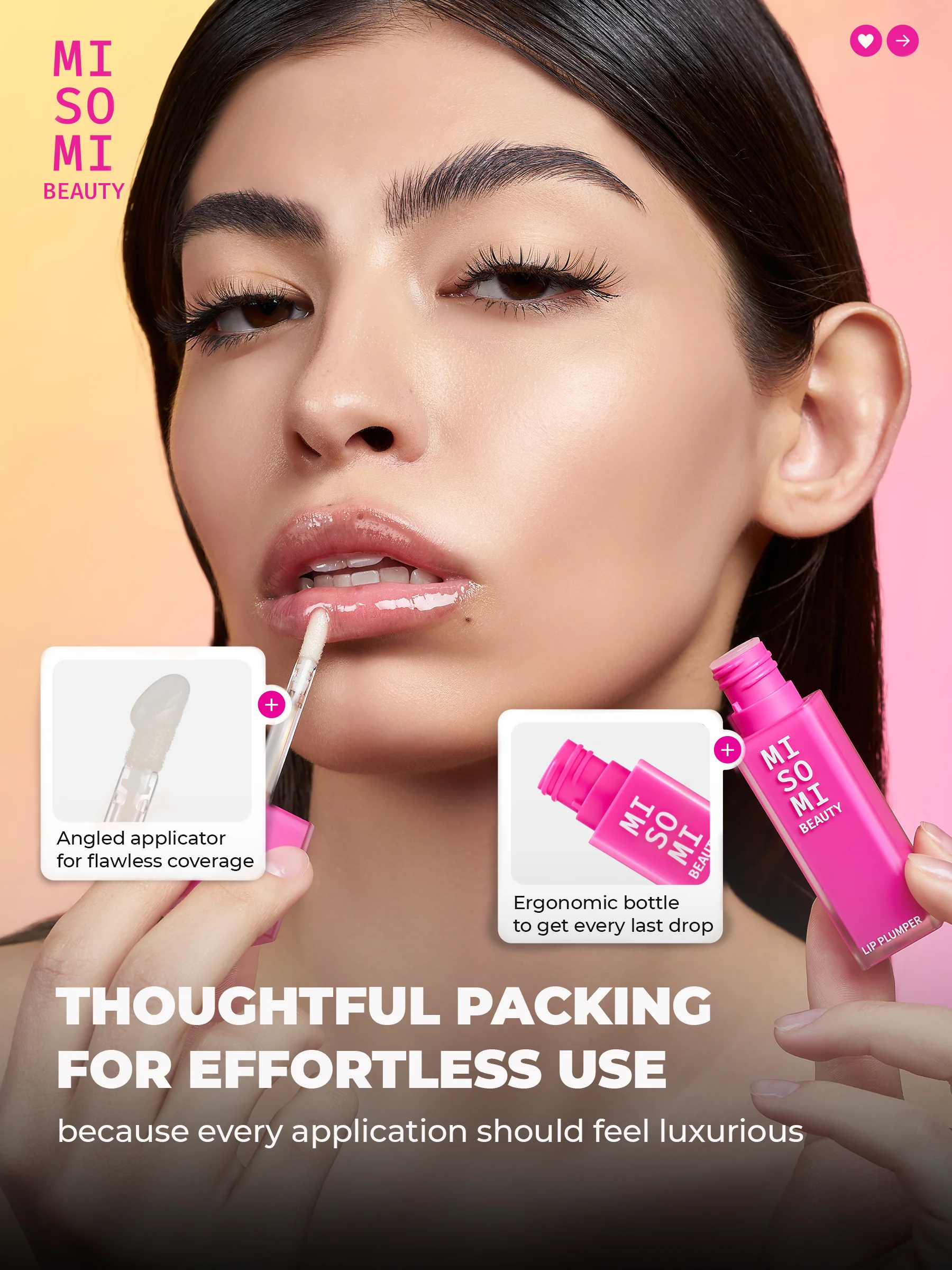 MISOMI BEAUTY - Lip Plumper Liquid Glass | MazenOnline