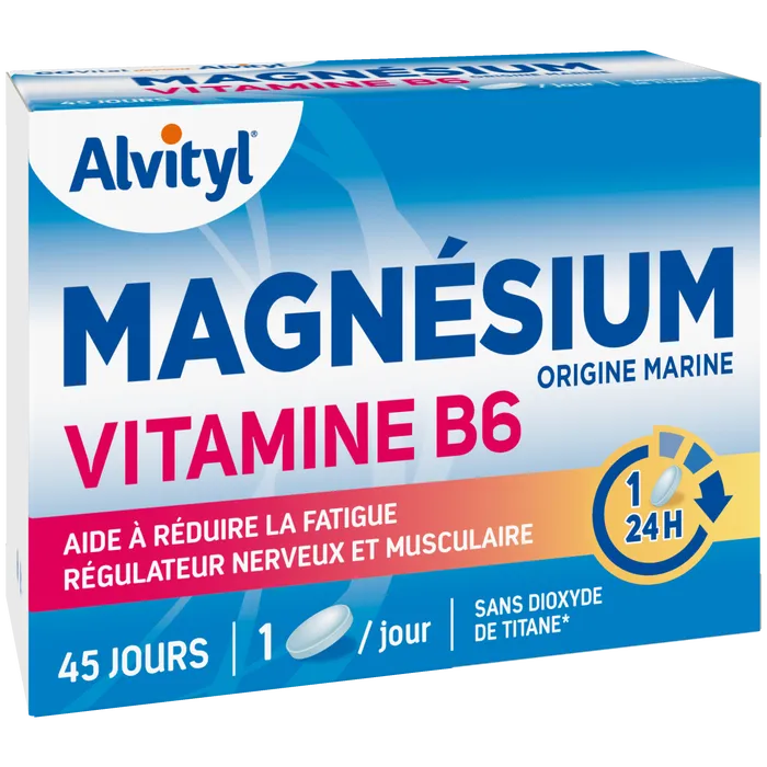 Magnesium Vitamin B6 45 Tablets - MazenOnline