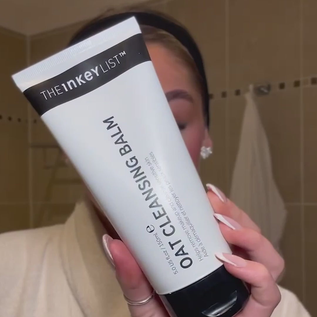 the inkey list oat cleansing balm