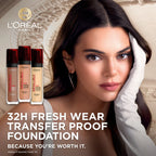 L'Oréal Paris - L’Oréal Paris Makeup Infaillible 32H Freshwear Liquid Foundation, Vitamin C,  SPF25L’Oréal Paris Makeup Infaillible 32H Freshwear Liquid Foundation, Vitamin C,  SPF25 - 250 Sable Eclat/R | MazenOnline