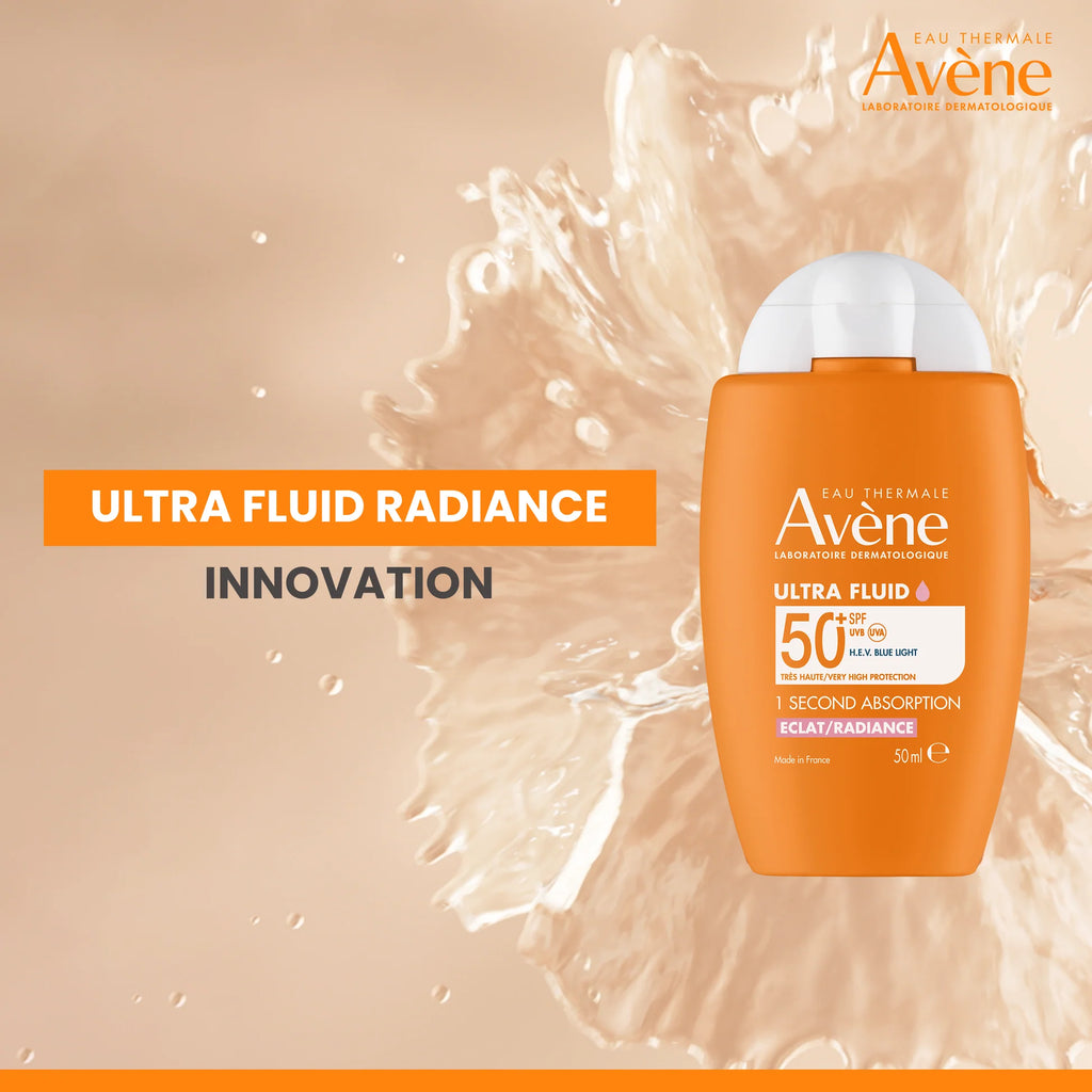 Ultra fluid Eclat Radiance SPF50+ Sunscreen  | Ultra Light Hydrating Micropigments Tinted Sunscreen